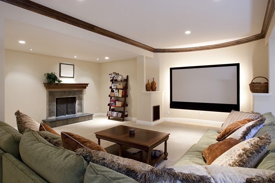 Wide Angle Of Theater Room