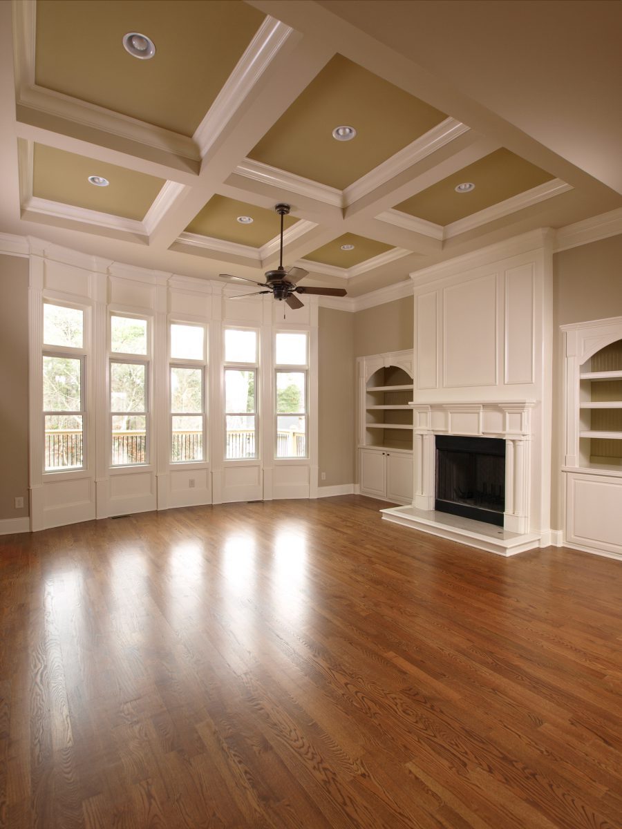 Luxury Home Interior Living Room With Windows