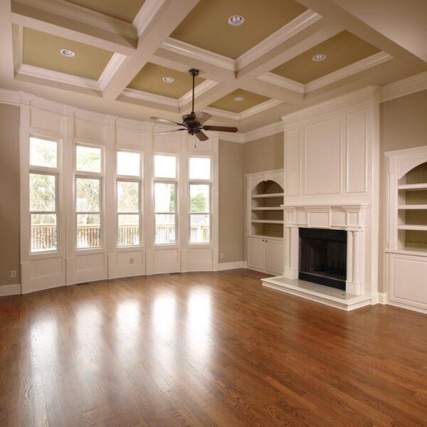 Luxury Home Interior Living Room With Windows